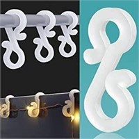 100 Counts-Holiday Time Gutter Hooks for Lighting