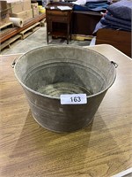 Galvanized Bucket, 14" Diameter