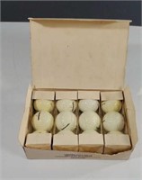 Vintage Box of One Dozen Spalding Golf Balls in
