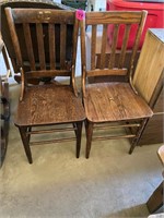 2 Wood Chairs