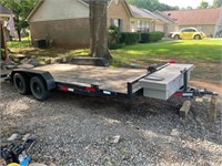18 foot dovetail car hauler – bill of sale only
