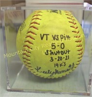 Keely Autographed Game Ball - 3/20 - 19 Ks
