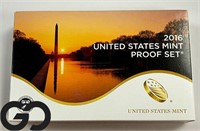 2016 US Mint Proof Set, Box & CoA Included