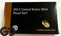 2012 US Mint Proof Set, Box & CoA Included