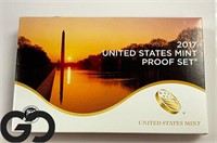 2017 US Mint Proof Set, Box & CoA Included