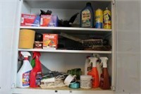 Contents of Cabinet--Fluids, Etc.