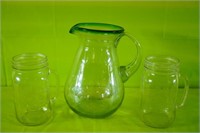 Lemonade/Tea Pitcher & 2 Mugs