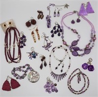 Purple Costume Jewelry