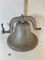 Cast Iron Bell C.S. Bell Co. 1886 No. 2 Yoke