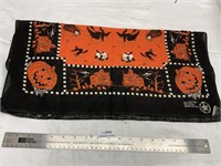 Vintage Halloween Bandana Handkerchief Pumpkin