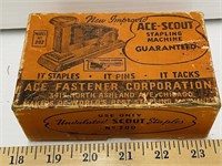 Vintage Ace-Scout Stapling Machine (w/ Staples)