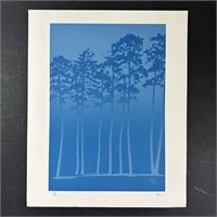 Kristine Nason's "Trees in Blue" Limited Edition P