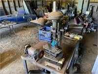 Craftsman Drill Press & Pro-Tech Bench Grinder