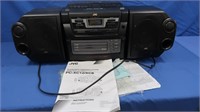 JVC PC-XC12 3-disc CD/Tape Player/Stereo