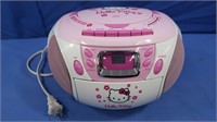 Hello Kitty CD Player/Tape/Radio (works)