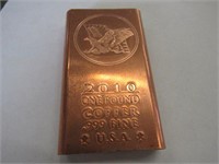 2010 Eagle 1 LB 999% Pure Copper