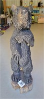Super cool bear - chain saw carved 46" t x 15" w &