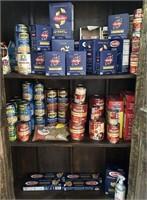 J - LOT OF MIX PASTAS, CANNED FOOD & MORE