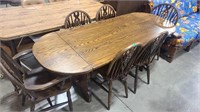 WEBBER FURNITURE - ENGLAND TABLE W/ 6 CHAIRS