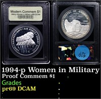 Proof 1994-p Women in Military Modern Commem Dolla