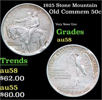 1925 Stone Mountain Old Commem Half Dollar 50c Gra