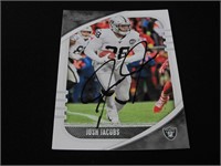 2020 ABSOLUTE JOSH JACOBS AUTOGRAPH COA