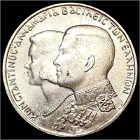 1964 Greek Silver 30 Drachmai UNCIRCULATED