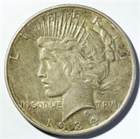 1934-D PEACE DOLLAR XF