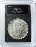 1928-S PEACE DOLLAR VG