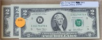 8 2003 TWO DOLLAR FEDERAL RESERVE NOTES