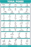 SEALED - Yoga Asana Poses Chart