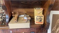 Wooden Keg Spile and Henninger Coasters
