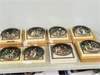 King Tut collectors plates in original boxes