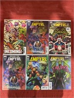 6 bagged and backed comics