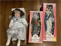 2 BROADWAY COLLECTION & 1 CHINA DOLLS - ALL PORC