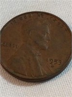 1953D wheat penny