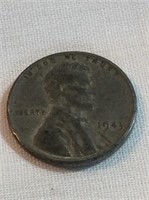 1943 steel head  wheat penny