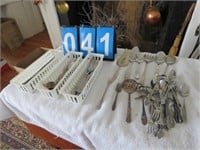 GROUP OF SILVERWARE & SERVING WARE