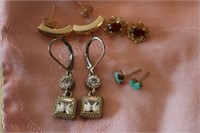 4 Pairs of Earrings