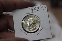 1962 D SILVER WASHINGTON QUARTER