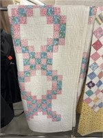 Vintage Block Pattern Quilt