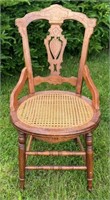 Cane Seat Hip Hugger Dining Chair