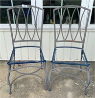 2 Alum. Patio Chairs