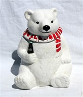 1994 Coca Cola Polar Bear Cookie Jar NICE