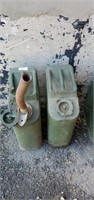 Pair of Military fuel cans 5 gallon