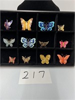 Twelve Butterfly Broaches
