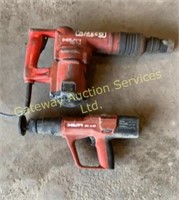 HILTE TE 72 hammer drill & HILTE DX A 40 pounder