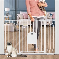 **READ DESC** Baby Gates with Cat Door - Auto Clos