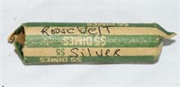 COINS - FIVE DOLLAR ROLL ROOSEVELT SILVER DIMES