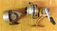 2 vintage fishing reels